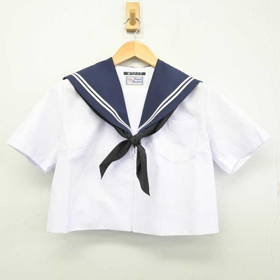 【中古】愛知県 横須賀中学校 女子制服 3点 (セーラー服・スカート) sf078585