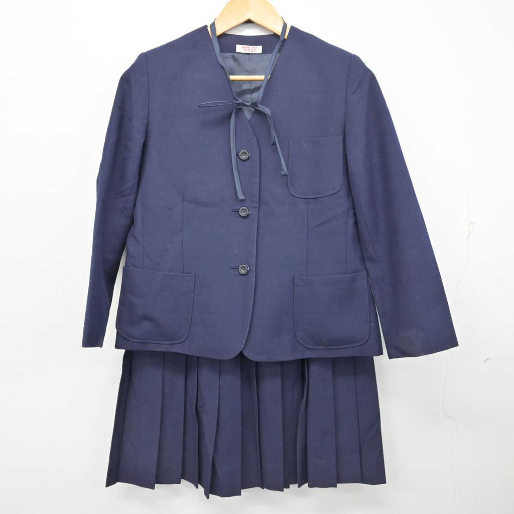 【中古】滋賀県 栗東西中学校 女子制服 4点 (ブレザー・スカート・スカート) sf078591 | 中古制服通販パレイド