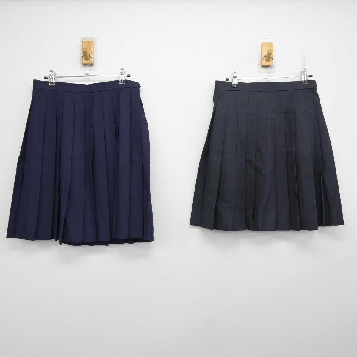 【中古】滋賀県 栗東西中学校 女子制服 4点 (ブレザー・スカート・スカート) sf078591