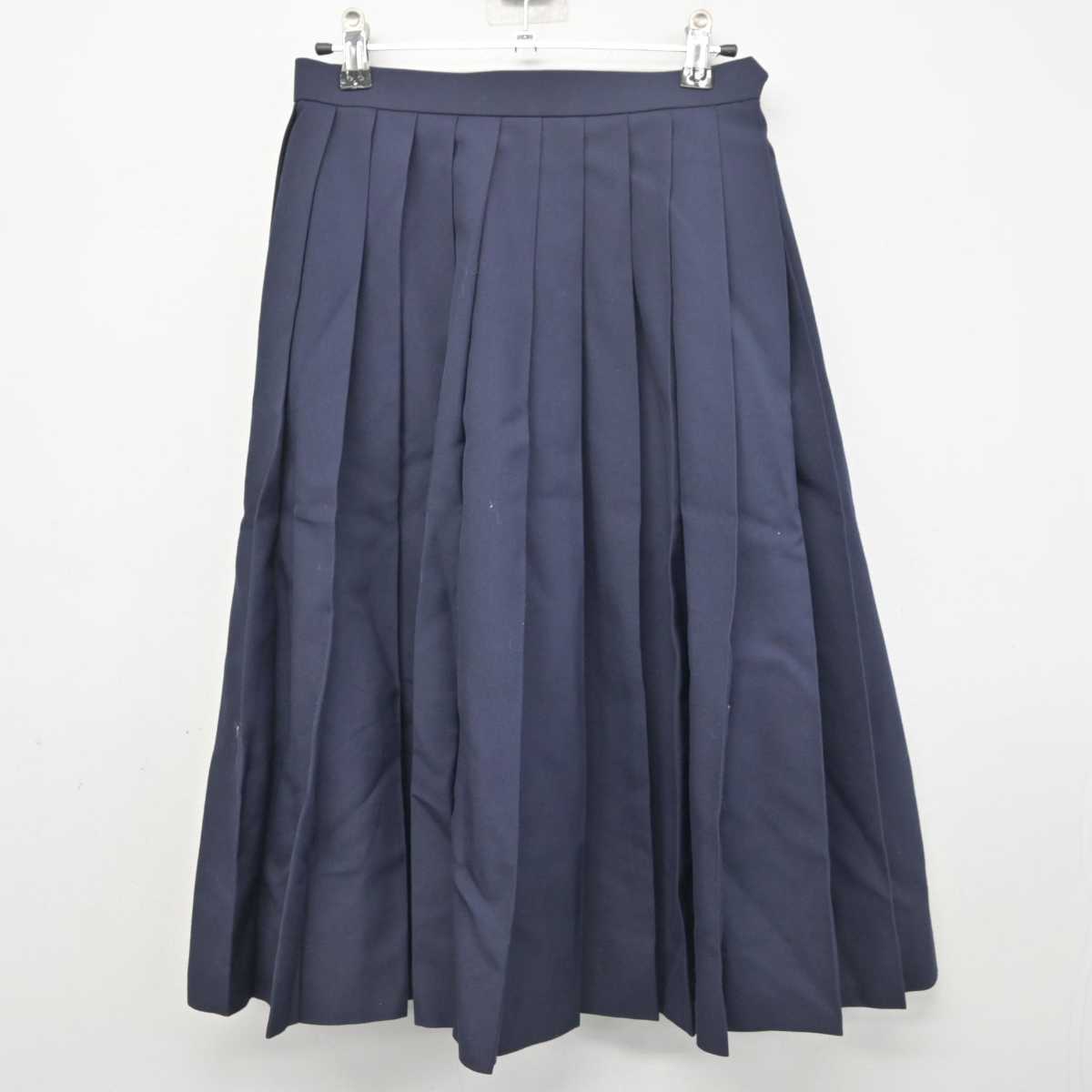 【中古】石川県 野々市中学校 女子制服 3点 (セーラー服・スカート) sf078594