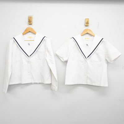 【中古】石川県 野々市中学校 女子制服 2点 (セーラー服) sf078595