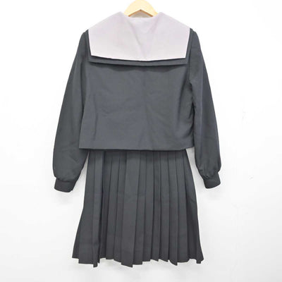 【中古】滋賀県 八日市高等学校 女子制服 3点 (セーラー服・スカート) sf078619