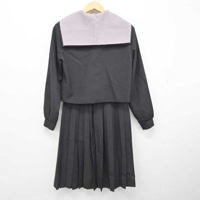 【中古】滋賀県 八日市高等学校 女子制服 3点 (セーラー服・スカート) sf078620