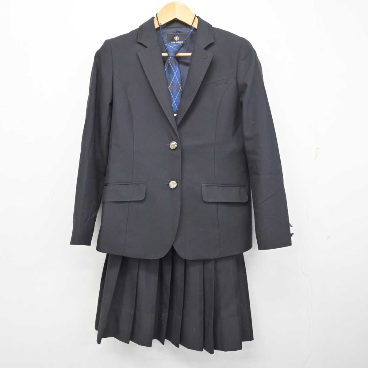 【中古】東京都 共立女子高等学校 女子制服 4点 (ブレザー・スカート) sf078627