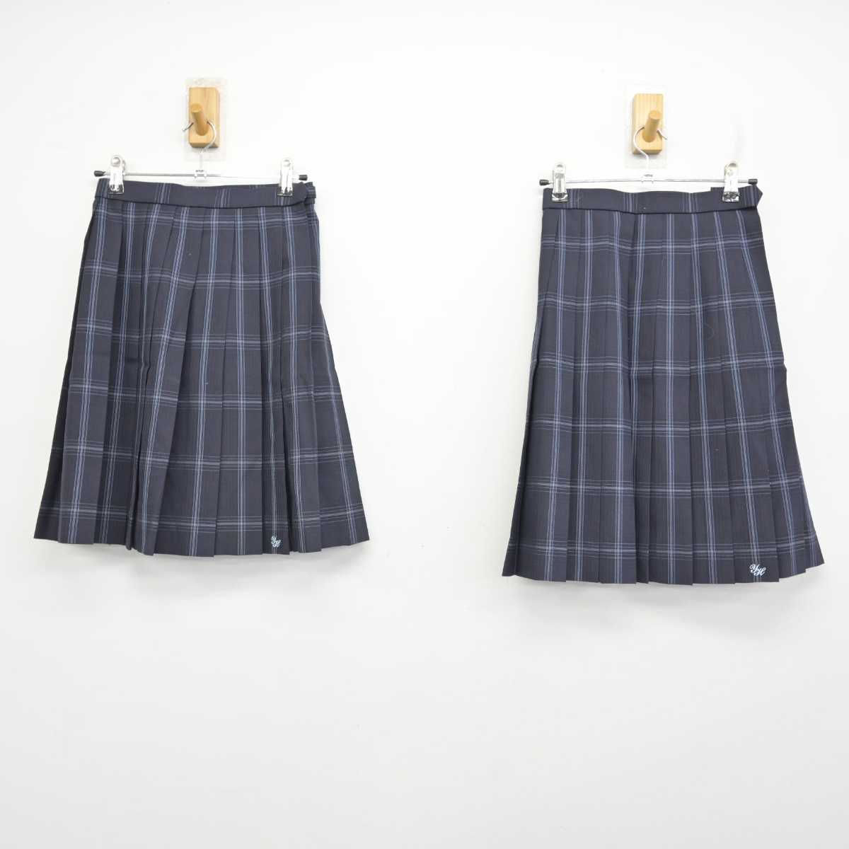 【中古】東京都 雪谷高等学校 女子制服 2点 (スカート・スカート) sf078631