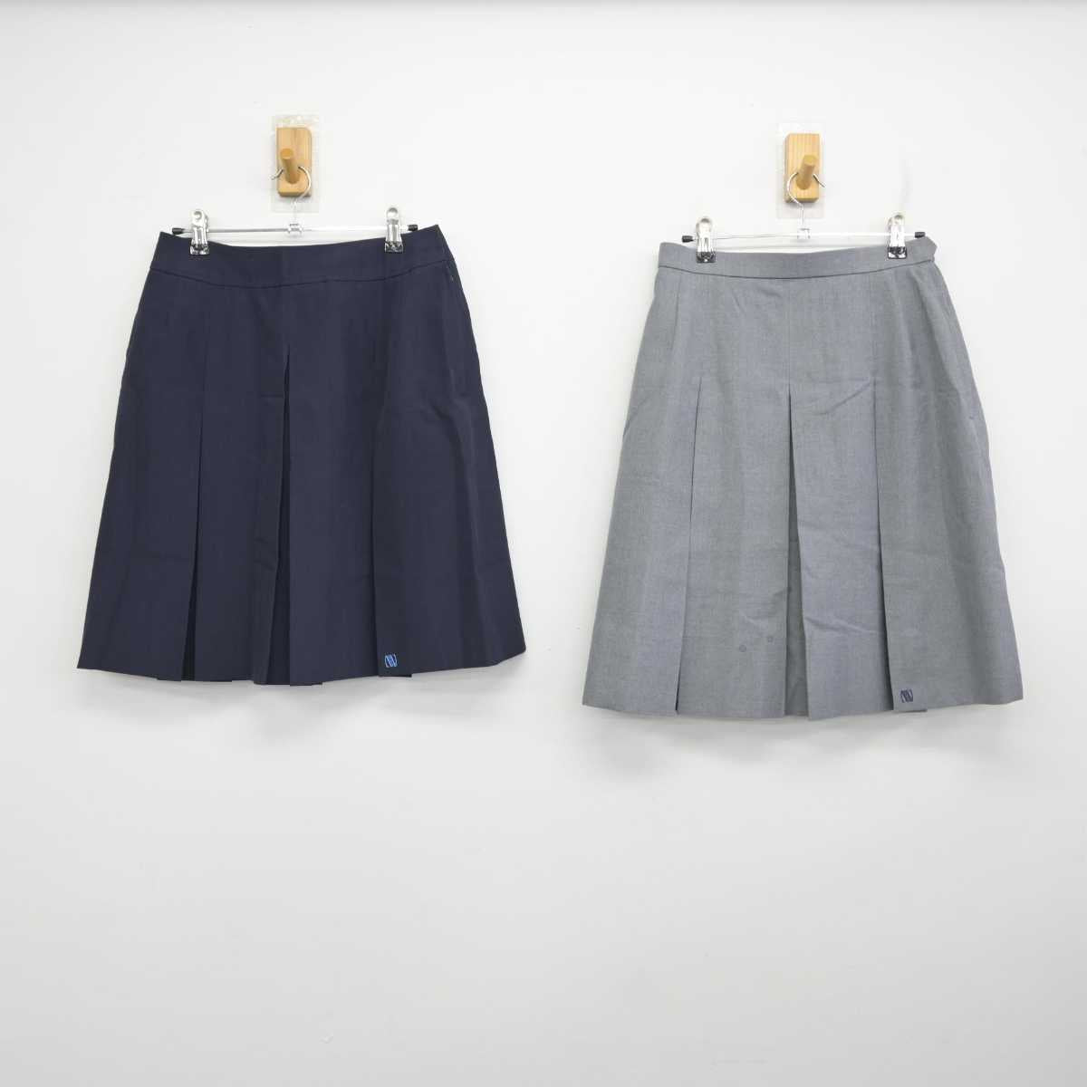 【中古】茨城県 那珂高等学校 女子制服 4点 (ブレザー・スカート・スカート) sf078641