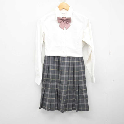 【中古】愛知県 至学館高等学校 女子制服 4点 (ブレザー・シャツ・スカート) sf078651