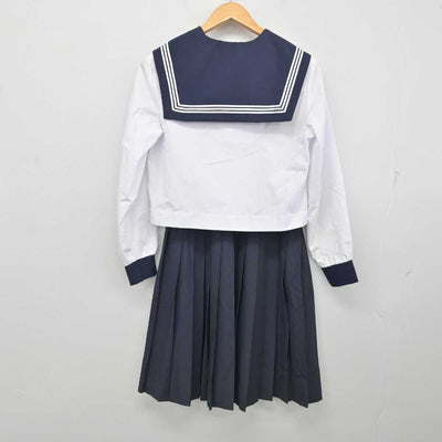 【中古】愛知県 一宮商業高等学校 女子制服 3点 (セーラー服・スカート) sf078660