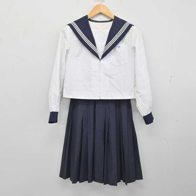 【中古】愛知県 一宮商業高等学校 女子制服 2点 (セーラー服・スカート) sf078661