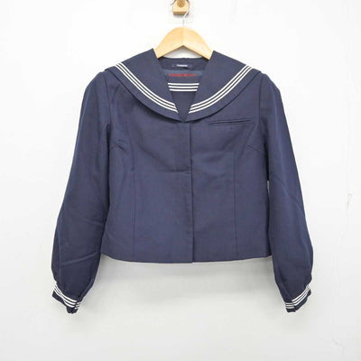 【中古】千葉県 君津中学校 女子制服 2点 (セーラー服・スカート) sf078663