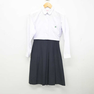 【中古】兵庫県 姫路飾西高等学校 女子制服 2点 (シャツ・スカート) sf078669