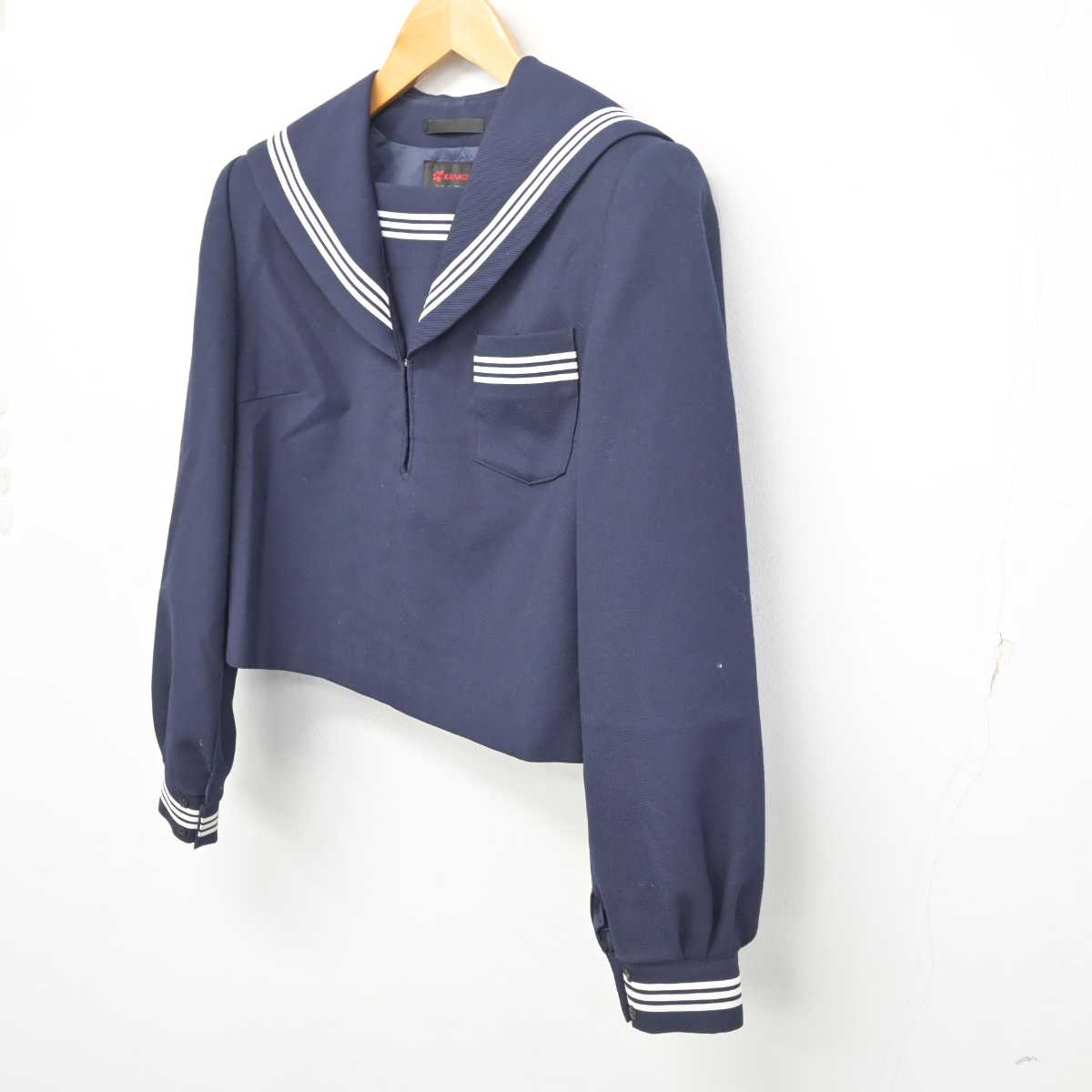 【中古】山口県 富海中学校 女子制服 1点 (セーラー服) sf078671