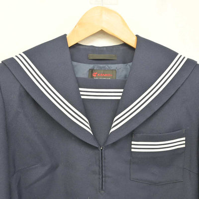 【中古】山口県 富海中学校 女子制服 1点 (セーラー服) sf078671