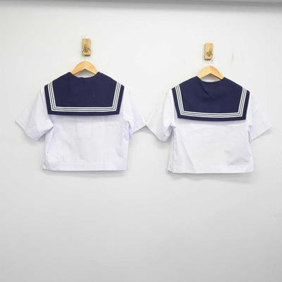 【中古】山口県 富海中学校 女子制服 3点 (セーラー服・セーラー服) sf078672