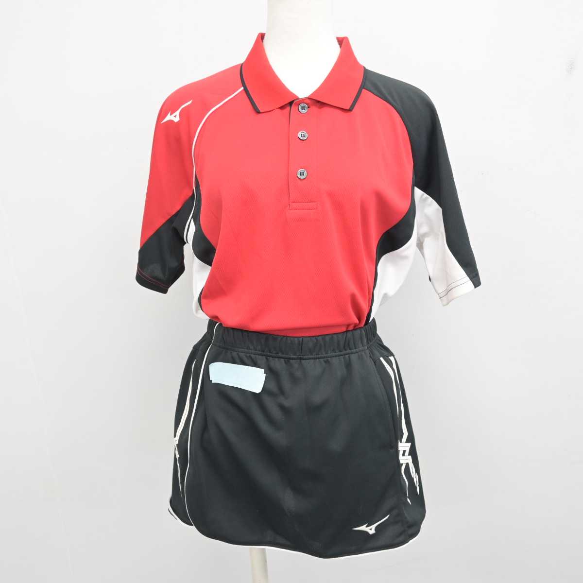 【中古】山口県 佐波中学校/テニス部ユニフォーム 女子制服 2点 (部活ユニフォーム 上・部活ユニフォーム 下) sf078674