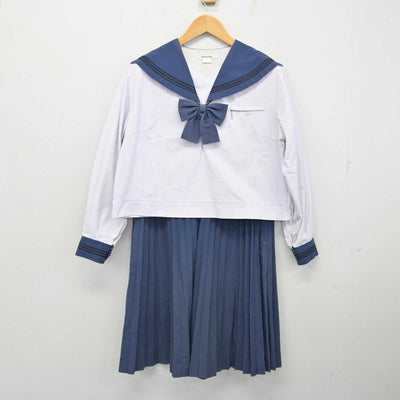 【中古】静岡県 浜松日体高等学校 女子制服 4点 (セーラー服・スカート) sf078676