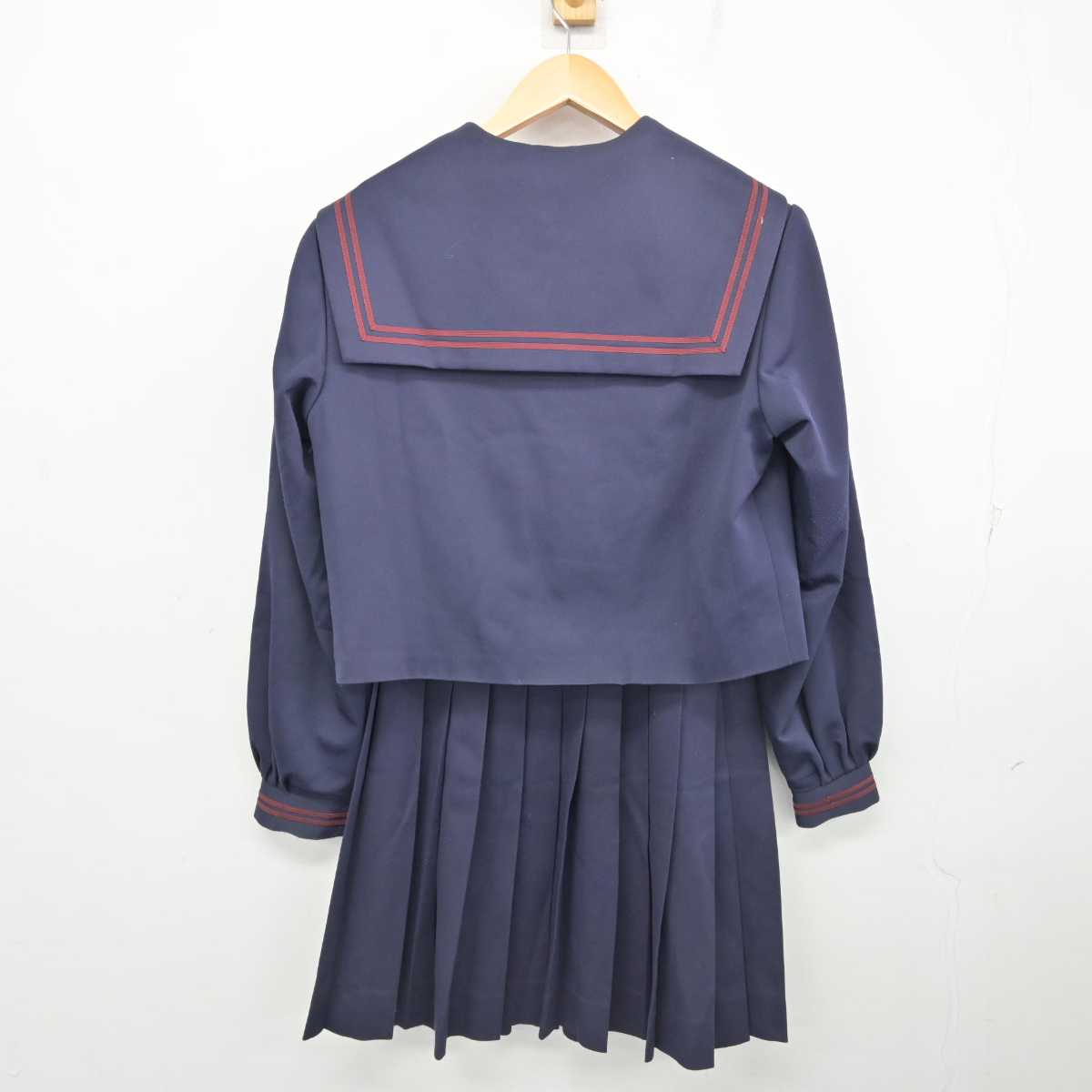 【中古】滋賀県 豊日中学校/旧制服 女子制服 3点 (セーラー服・スカート) sf078684