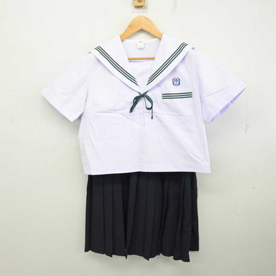 【中古】兵庫県 飾磨西中学校 女子制服 3点 (セーラー服・スカート) sf078697