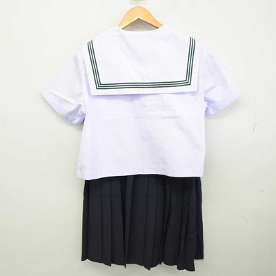 【中古】兵庫県 飾磨西中学校 女子制服 3点 (セーラー服・スカート) sf078697