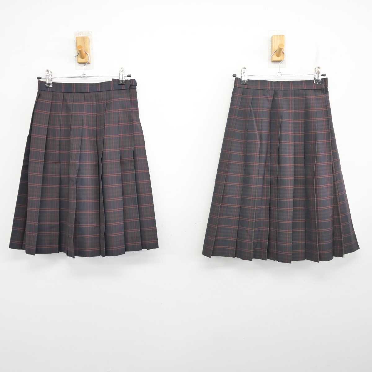 【中古】京都府 日新中学校 女子制服 3点 (スカート・スカート) sf078699