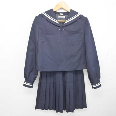 【中古】高知県 土佐女子中学校 女子制服 2点 (セーラー服・スカート) sf078722