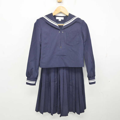 【中古】高知県 土佐女子中学校 女子制服 2点 (セーラー服・スカート) sf078723