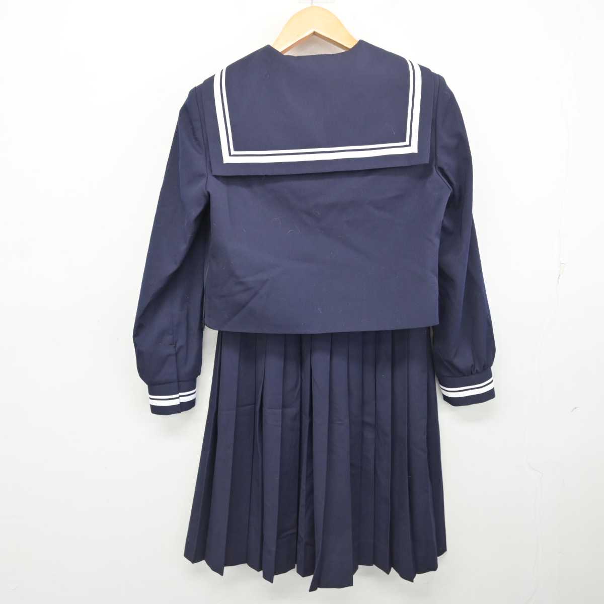 【中古】高知県 土佐女子中学校 女子制服 2点 (セーラー服・スカート) sf078723