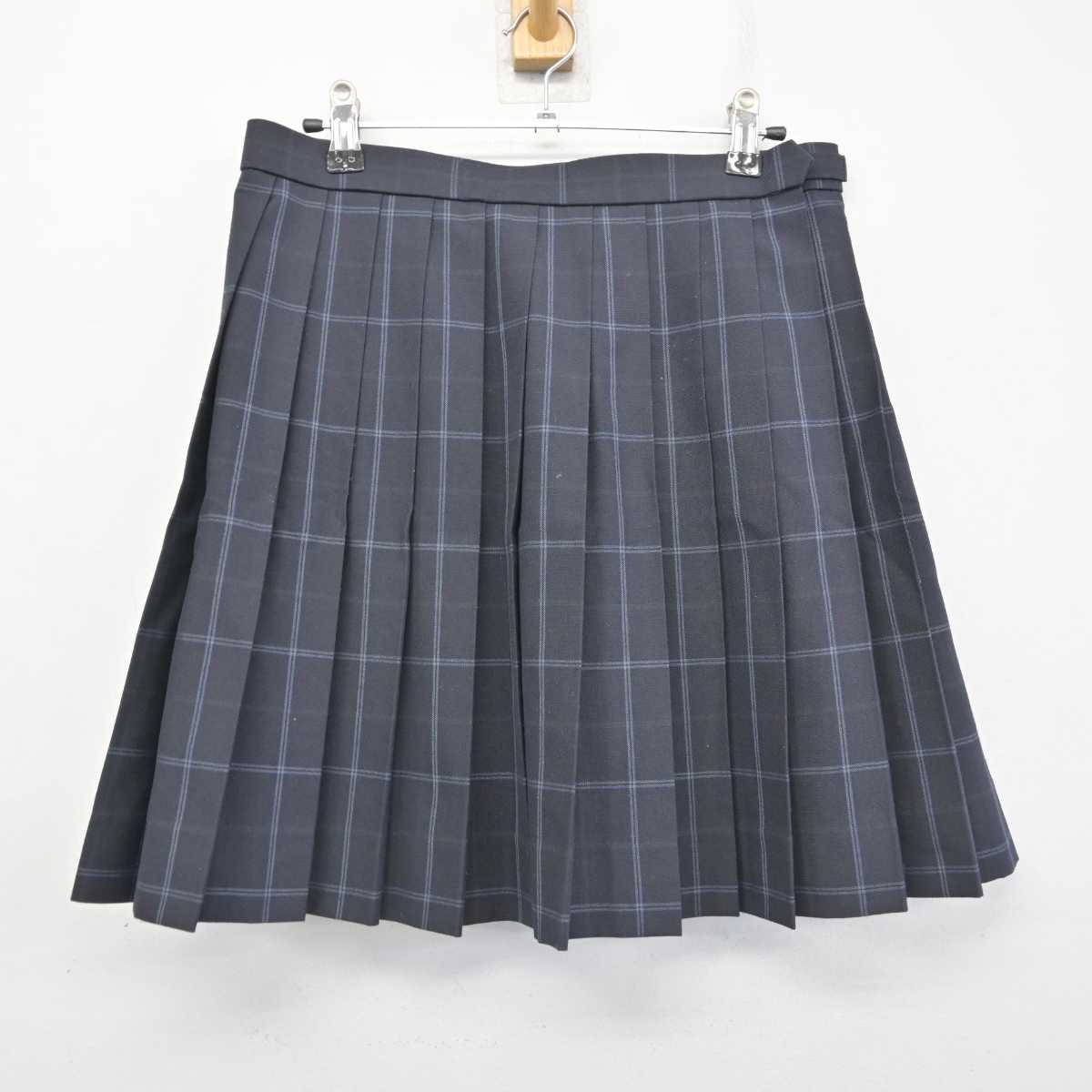 【中古】愛知県 西陵高等学校 女子制服 3点 (ニットベスト・シャツ・スカート) sf078730