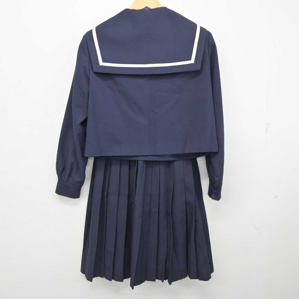 【中古】兵庫県 書写中学校 女子制服 2点 (セーラー服・スカート) sf078738