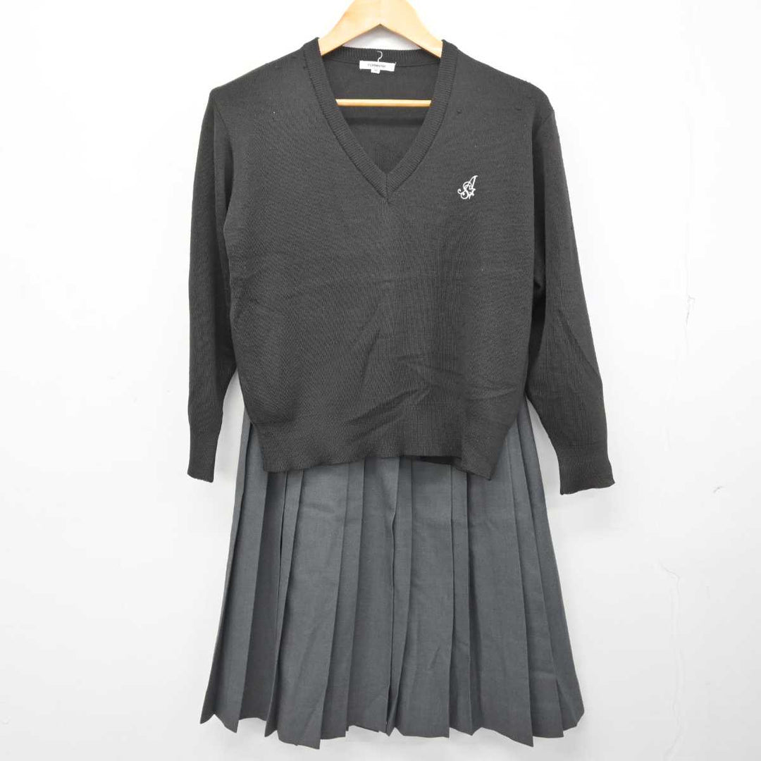 中古】兵庫県 相生産業高等学校 女子制服 3点 (ブレザー・ニット・スカート) sf078741 | 中古制服通販パレイド