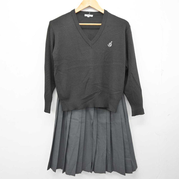 【中古】兵庫県 相生産業高等学校 女子制服 3点 (ブレザー・ニット・スカート) sf078741 | 中古制服通販パレイド