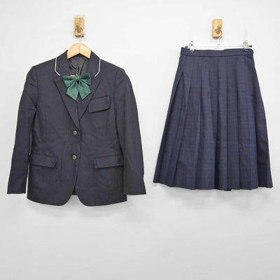 【中古】福岡県 照葉小中学校 女子制服 3点 (ブレザー・スカート) sf078745