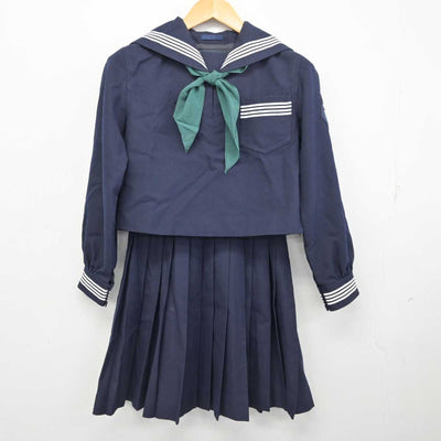 【中古】宮城県 常盤木学園高等学校 女子制服 3点 (セーラー服・スカート) sf078758