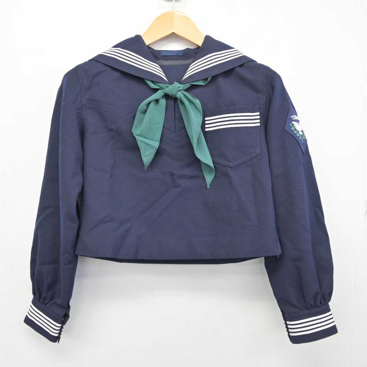 【中古】宮城県 常盤木学園高等学校 女子制服 3点 (セーラー服・スカート) sf078758