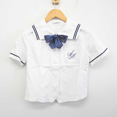 【中古】埼玉県 学校法人佐藤栄学園栄東中学校 女子制服 3点 (ブラウス・スカート) sf078775