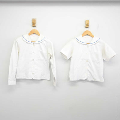 【中古】岐阜県 聖マリア女学院中学校 女子制服 2点 (ブラウス) sf078778