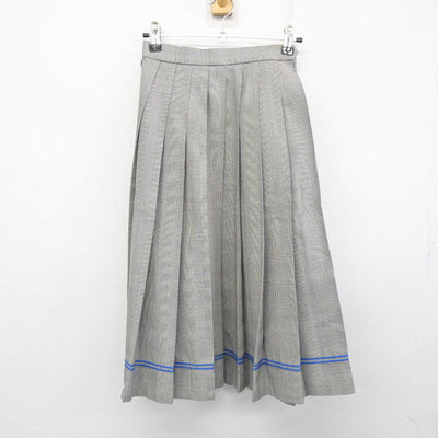 【中古】岐阜県 聖マリア女学院中学校 女子制服 3点 (ニットベスト・ブラウス・スカート) sf078782