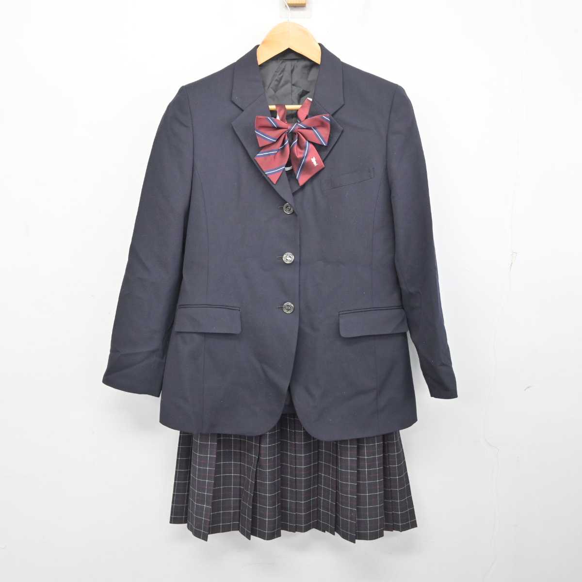 【中古】東京都 二之江中学校 女子制服 3点 (ブレザー・スカート) sf078790