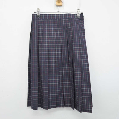 【中古】東京都 二之江中学校 女子制服 2点 (ニットベスト・スカート) sf078791