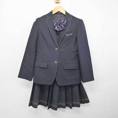 【中古】北海道 札幌市立北白石中学校 女子制服 4点 (ブレザー・ニットベスト・スカート) sf078797