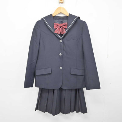 【中古】北海道 北海道札幌白石高等学校 女子制服 4点 (ブレザー・ニット・スカート) sf078798