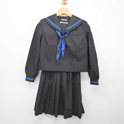 【中古】青森県 弘前市立第五中学校 女子制服 3点 (セーラー服・スカート) sf078800