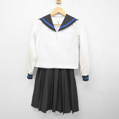 【中古】青森県 弘前市立第五中学校 女子制服 3点 (セーラー服・スカート) sf078801