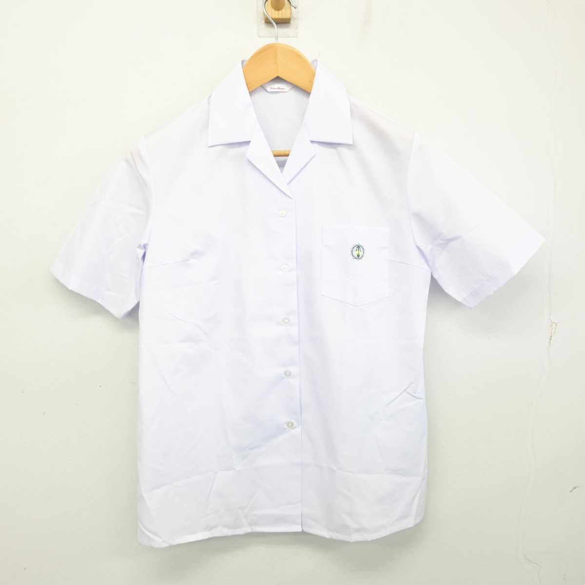 【中古】岩手県 不来方高等学校 女子制服 3点 (ベスト・シャツ・スカート) sf078803