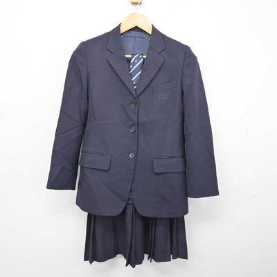 【中古】千葉県 実籾高等学校 女子制服 4点 (ブレザー・スカート・ズボン) sf078804