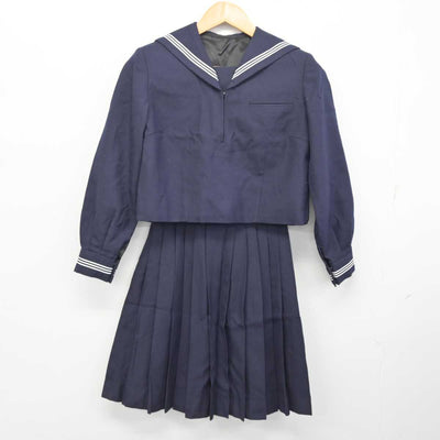 【中古】東京都 八潮高等学校 女子制服 2点 (セーラー服・スカート) sf078814