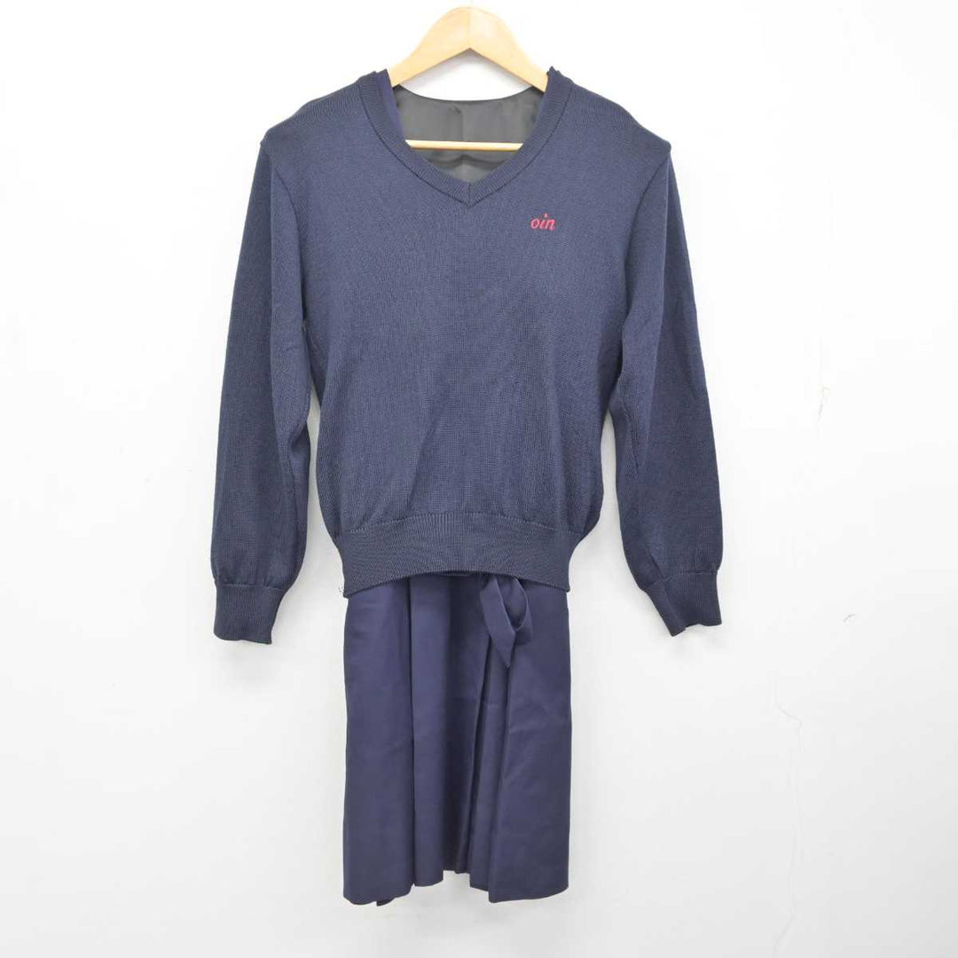中古】東京都 桜蔭高等学校 女子制服 4点 (ブレザー・ニット