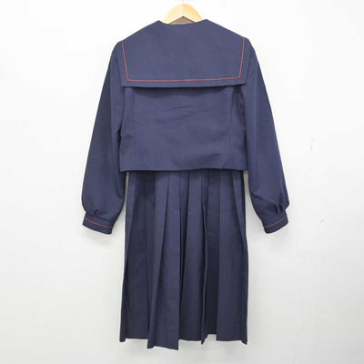 【中古】福岡県 吉田中学校 女子制服 3点 (セーラー服・ジャンパースカート) sf078820