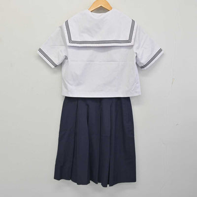 【中古】福岡県 吉田中学校 女子制服 4点 (セーラー服・スカート) sf078821