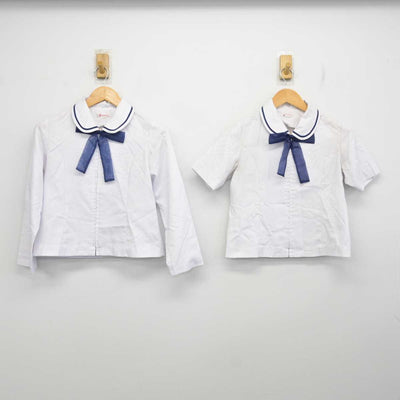 【中古】秋田県 秋田北高等学校 女子制服 4点 (シャツ・シャツ) sf078824